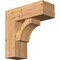 Ekena Millwork Westlake Block Smooth Bracket w/ Offset Brace, Western Red Cedar, 7 1/2"W x 20"D x 20"H BKT0806X20X20WTL05SWR - alternate 1